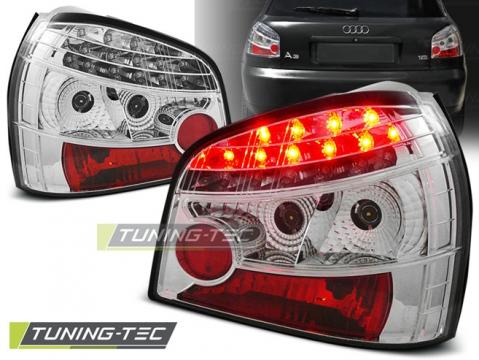 Stopuri LED compatibile cu Audi A3 08.96-08.00 crom LED de la Kit Xenon Tuning Srl