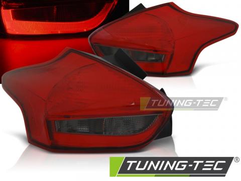 Stopuri LED compatibile cu Ford Focus 3 15-18 Hatchback rosu de la Kit Xenon Tuning Srl