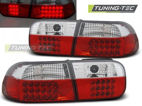 Stopuri LED Honda Civic 09.91-08.95 2D/4D red, alb LED de la Kit Xenon Tuning Srl