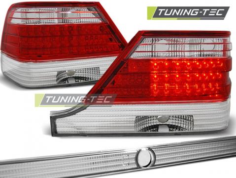 Stopuri LED compatibile cu Mercedes W140 95-10.98 Rosu Alb
