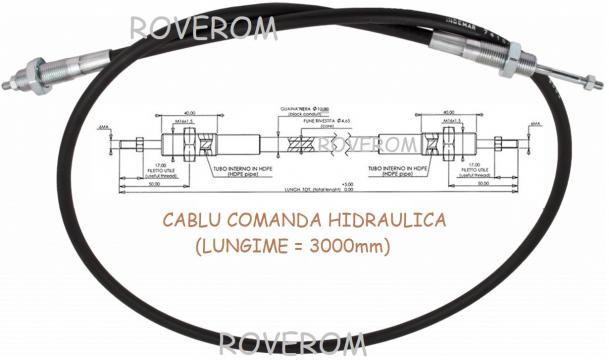 Cablu comanda hidraulica (l =3000mm)
