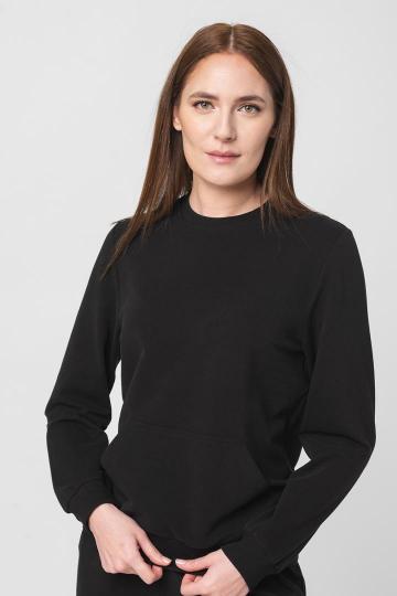 Bluza Coton casual femei Black-XL de la Etoc Online