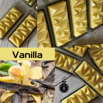 Tableta parfumata din ceara soia, aroma vanilie Vanilla