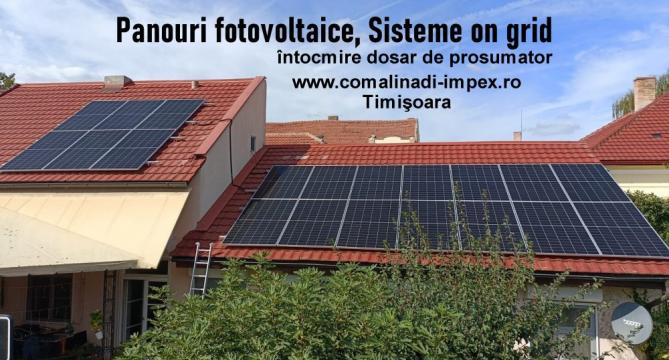 Panouri fotovoltaice sisteme on grid Timisoara de la Comalinadi Impex Srl