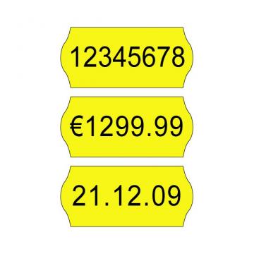 Etichete pret 26 x 12 mm color (galben fluorescent) de la Sedona Alm