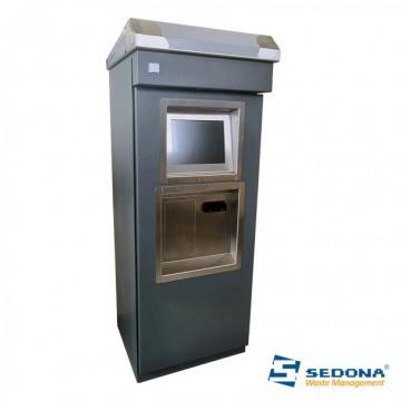 Sistem de catarire deseuri Sedona Waste Management cu kiosk de la Sedona Alm