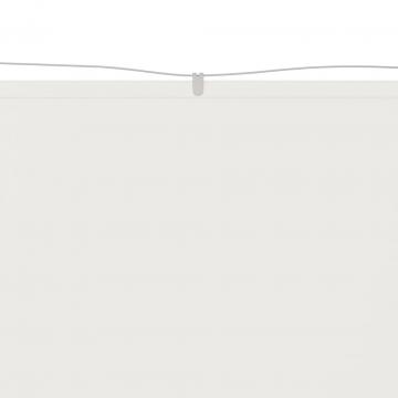 Copertina verticala, alb, 140x600 cm, tesatura Oxford de la VidaXL
