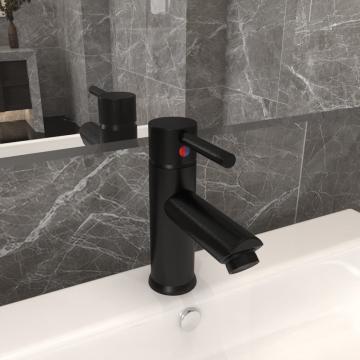 Robinet chiuveta de baie, negru, 130x176 mm de la VidaXL