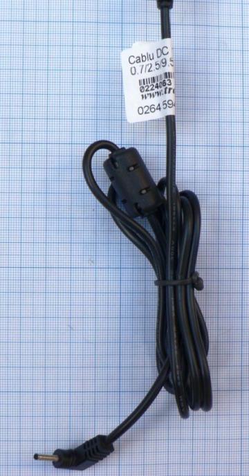 Cablu alimentare mufa DC 0, 7x2, 5x10 , 1.2 m de la SC Traiect SRL
