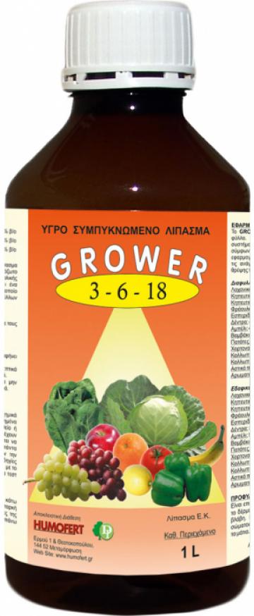 Ingrasamant lichid condensat Grower 3-6-18