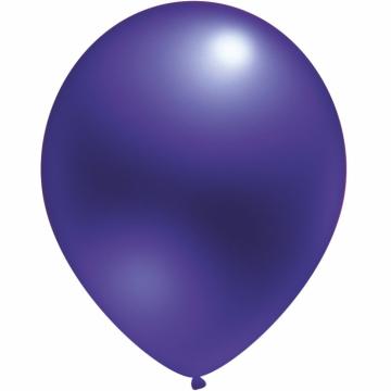 Set 25 baloane latex violet metalizat 28 cm de la Calculator Fix Dsc Srl