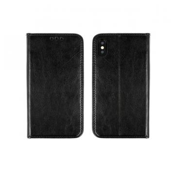 Husa flip Diary Flexy piele naturala neagra pentru Nokia 7 de la Color Data Srl