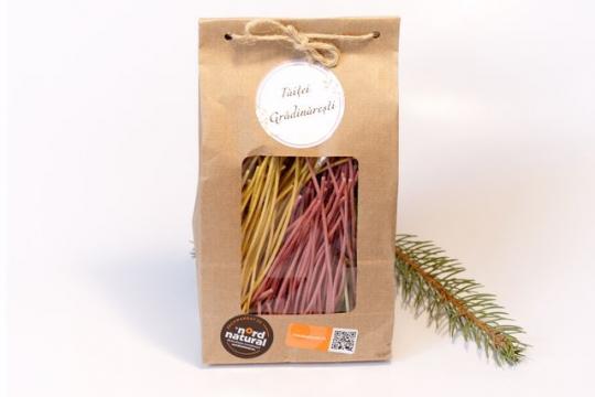 Spaghetti Gradinaresti colorate cu ou 200 g de la Nord Natural Hub Srl