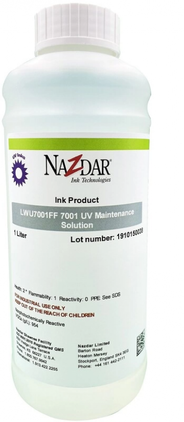 Solutie curatare UV 1l, Nazdar 7001 Flush de la Z Spot Media Srl