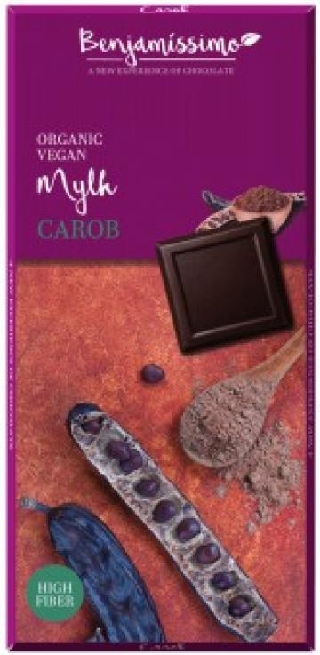 Ciocolata cu pudra de carob bio, 70g, Benjamissimo de la Supermarket Pentru Tine Srl