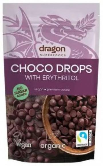 Bomboane Choco drops cu erythritol bio 200g DS