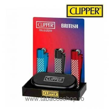 Bricheta Clipper Metal British Lasered in cutie de la Maferdi Srl