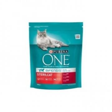 Hrana Purina One pentru pisici sterile cu vita si grau de la Supermarket Pentru Tine Srl