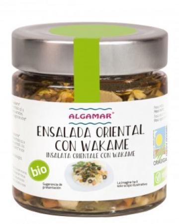Salata orientala cu alge wakame eco 190g Algamar