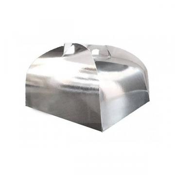 Cutii carton argintii 32cm (25buc) de la Practic Online Packaging Srl