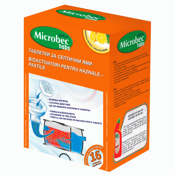Tratament fose septice tablete 16 x 20 gr Microbec de la Impotrivadaunatorilor.ro