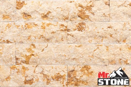 Piatra Limestone Sunny split face 7 x 30 x ~1cm