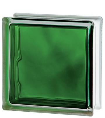 Caramida de sticla verde smarald pentru interior