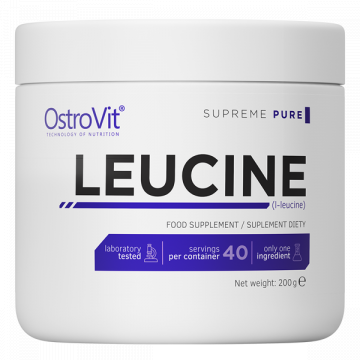 Supliment alimentar OstroVit Supreme Pure Leucine 200 g de la Krill Oil Impex Srl