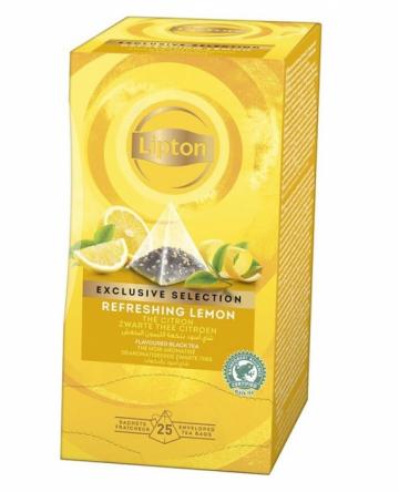 Ceai Lipton Exclusive Selection Refreshing Lemon Pyramid de la KraftAdvertising Srl
