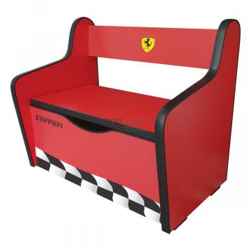 Bancuta copii Ferrari cu spatiu depozitare