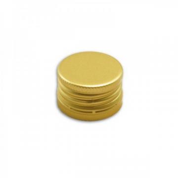 Capac metalic, cu filet, gold, F28mm de la Practic Online Packaging Srl