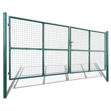Gard din plasa pentru gradina 415 x 200 cm/400 150 cm de la VidaXL
