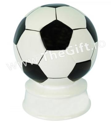 Pusculita din ceramica, minge de fotbal de la Thegift.ro - Cadouri Online