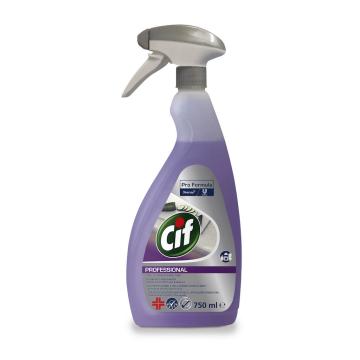Detergent dezinfectant lichid 2 in 1 Cif Pro Formula 6x0.75L de la Xtra Time Srl