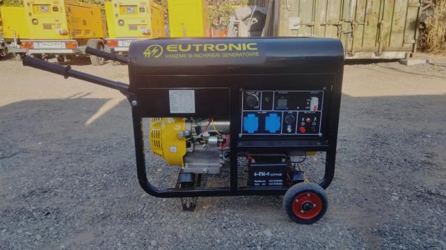 Generator curent 3Kw 220v benzina mobil EM3800 de la Inchirieri Remorci Berceni | Inchirieri Generatoare Mobile