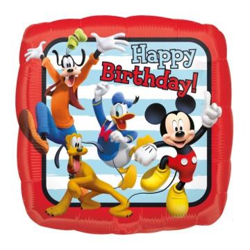 Balon folie Clubul lui Mickey Happy Birthday 45 cm 002663536 de la Calculator Fix Dsc Srl