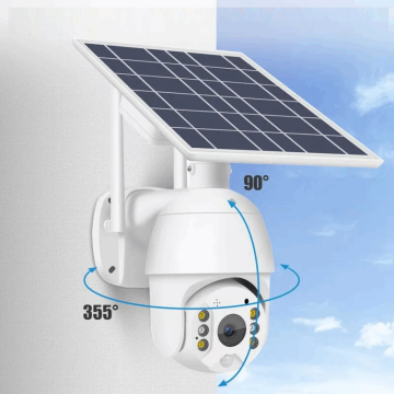 Camera de supraveghere wireless cu panou solar, 1080p