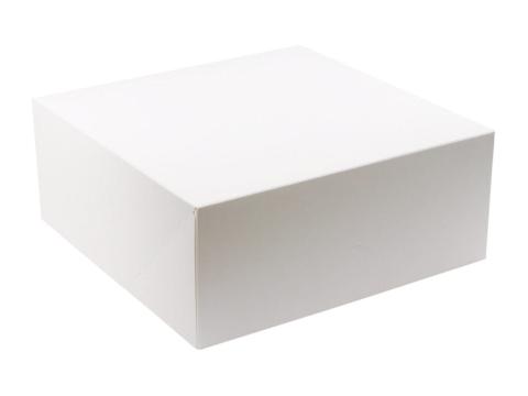 Cutie carton alb 300x300x125 mm - prajituri
