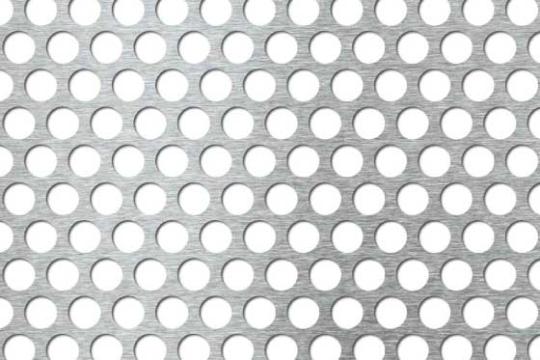 Tabla perforata cu perforatii rotunde 1x1500x3000 mm