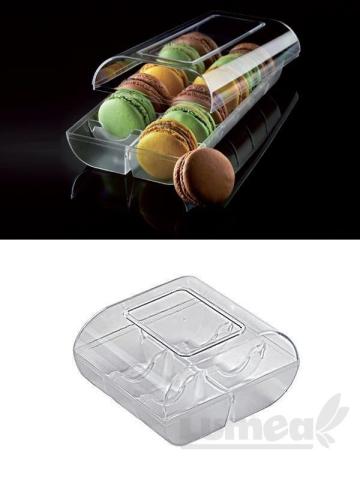 Suport transparent pentru 6 macarons - SilikoMart de la Lumea Basmelor International Srl