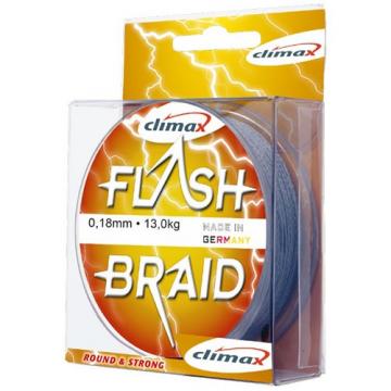 Fir textil Climax Flash Braid, gri, 100m