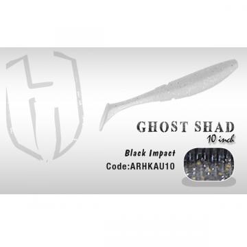 Naluca Shad Ghost 10cm Black Impact Herakles