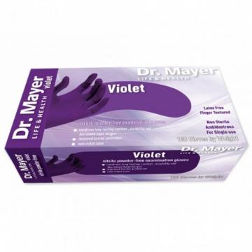 Manusi dr.Mayer nitril violet 100 buc de la Sanito Distribution Srl