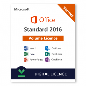 Licenta de volum Microsoft Office 2016 Standard de la Digital Content Distribution LTD