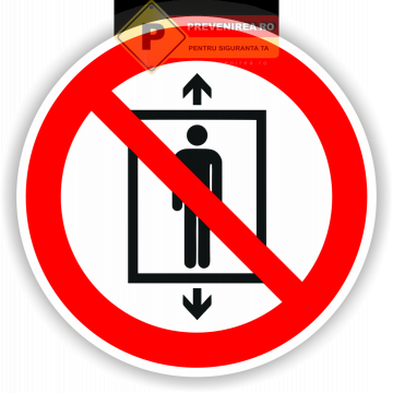 Etichete interzis cu liftul de la Prevenirea Pentru Siguranta Ta G.i. Srl