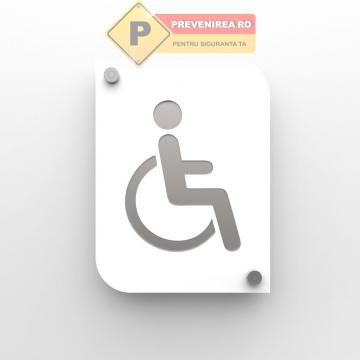 Indicator persoana cu handicap aluminiu de la Prevenirea Pentru Siguranta Ta G.i. Srl