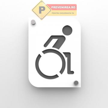Placuta pentru persoane cu dizabilitati de la Prevenirea Pentru Siguranta Ta G.i. Srl