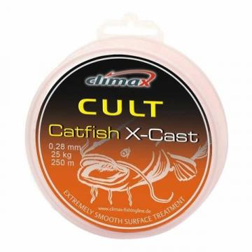 Fir textil Climax Cult Catfish X-Cast, portocaliu, 250m de la Pescar Expert