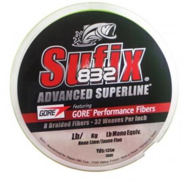 Fir textil Sufix 832 Superline, Neon Lime, 120m de la Pescar Expert