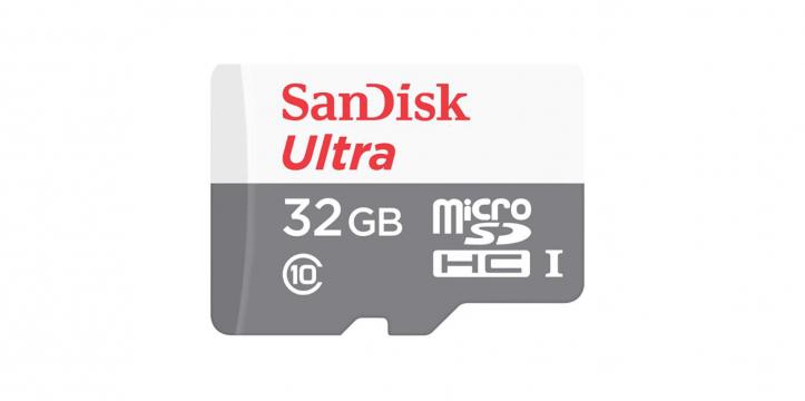 Card de memorie SanDisk Ultra microSDXC UHS-I, 32GB